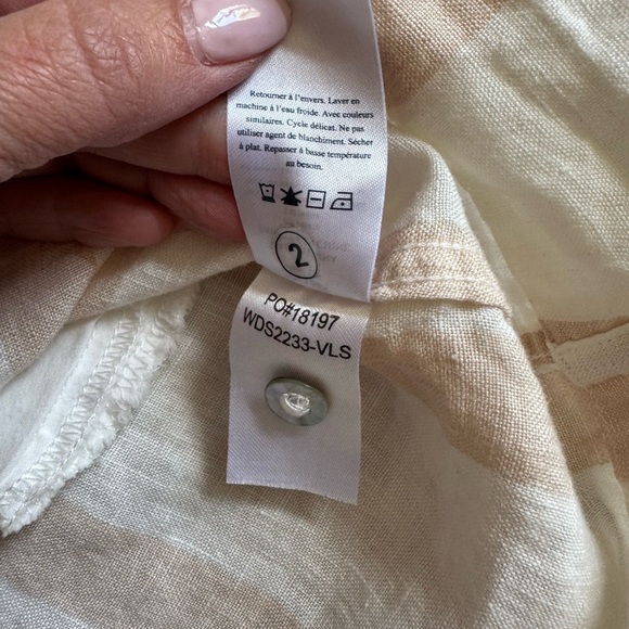 FAHERTY Isha linen dress size small - Picture 9 of 10